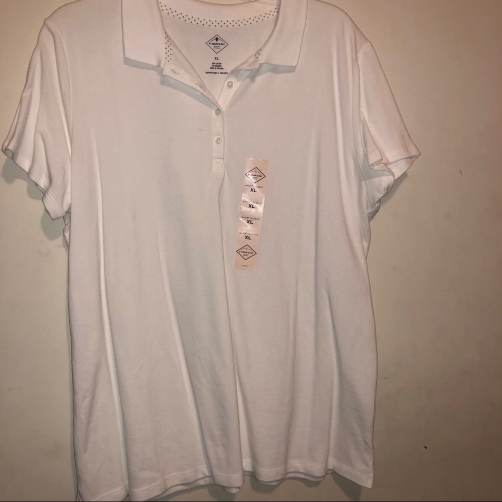 White polo shirt